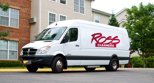 Delivery Van Ross Cleaners